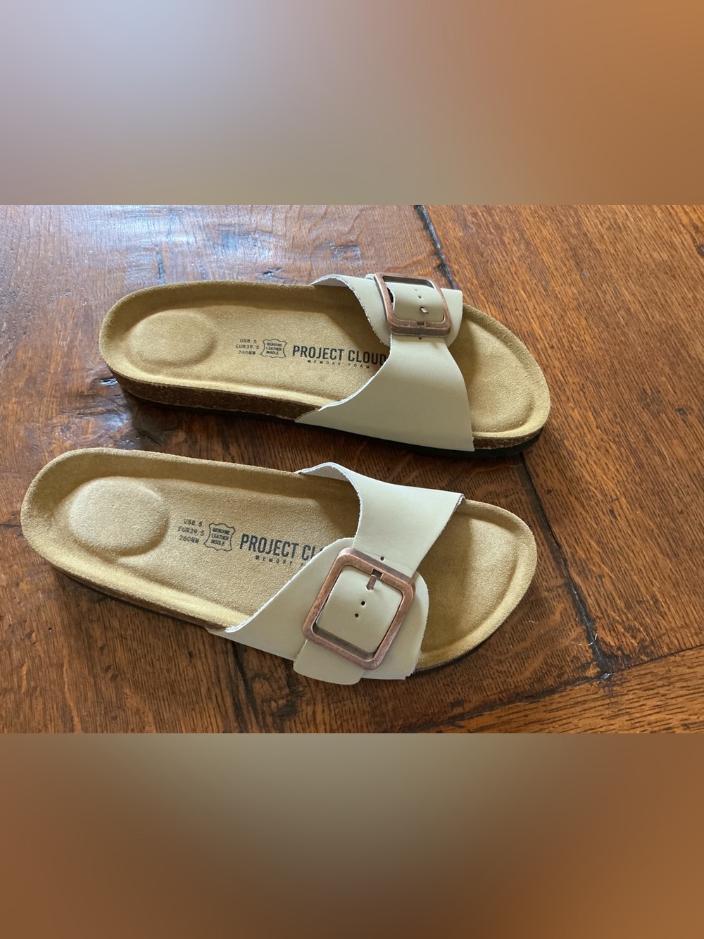 Project cloud Women Sandals | Genuine Leather | ProjectPlush Ibiza size 8.5